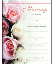 CREATE A PRINTABLE MARRIAGE CERTIFICATE